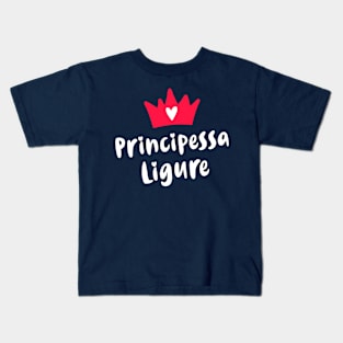 Liguria Roots Principessa Ligure Ligurian Princess Kids T-Shirt